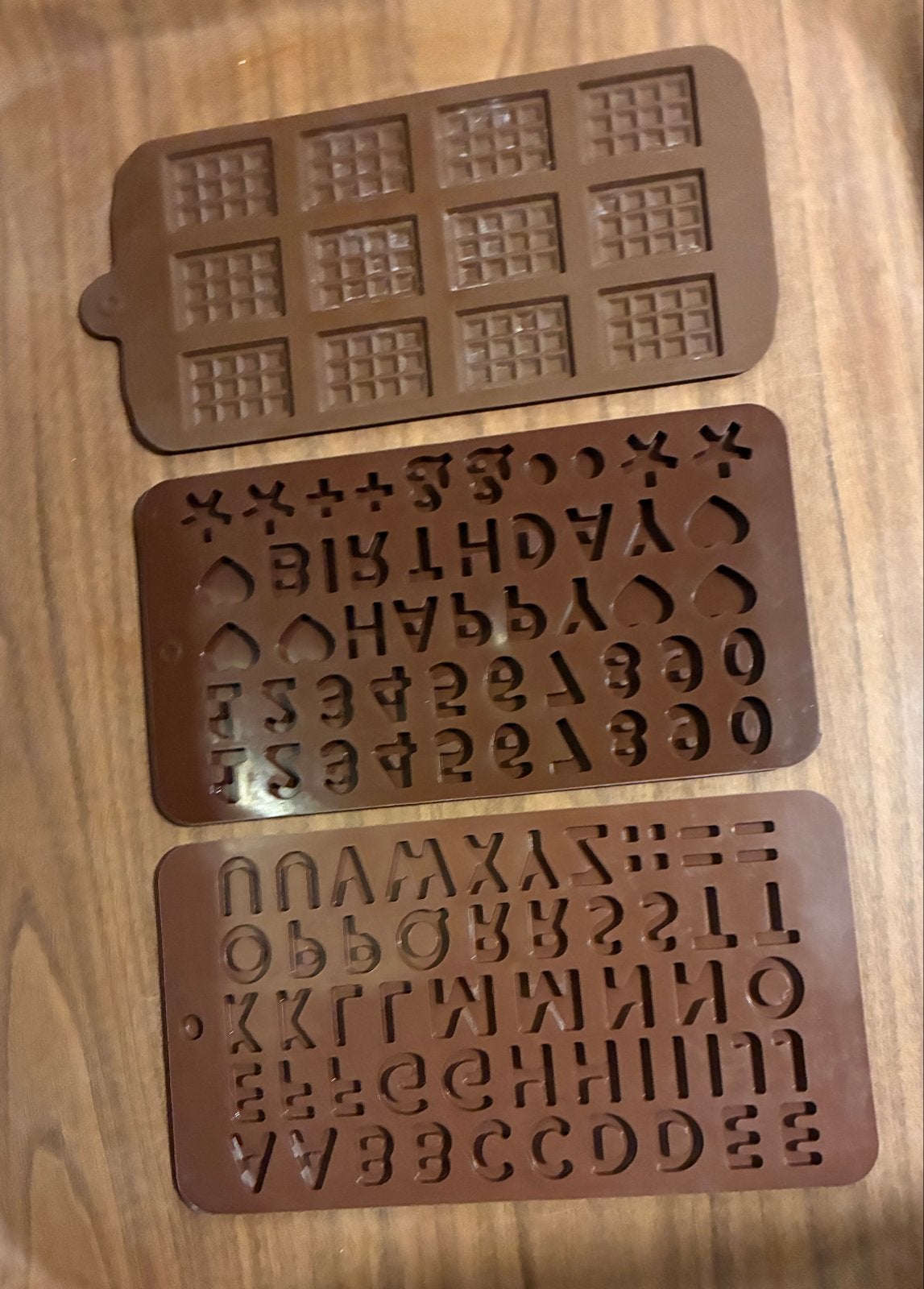 Siliconen mallen voor chocolade, fondant, ijsblokjes of zeep, Ophalen, Overige typen, Nieuw, Bruin