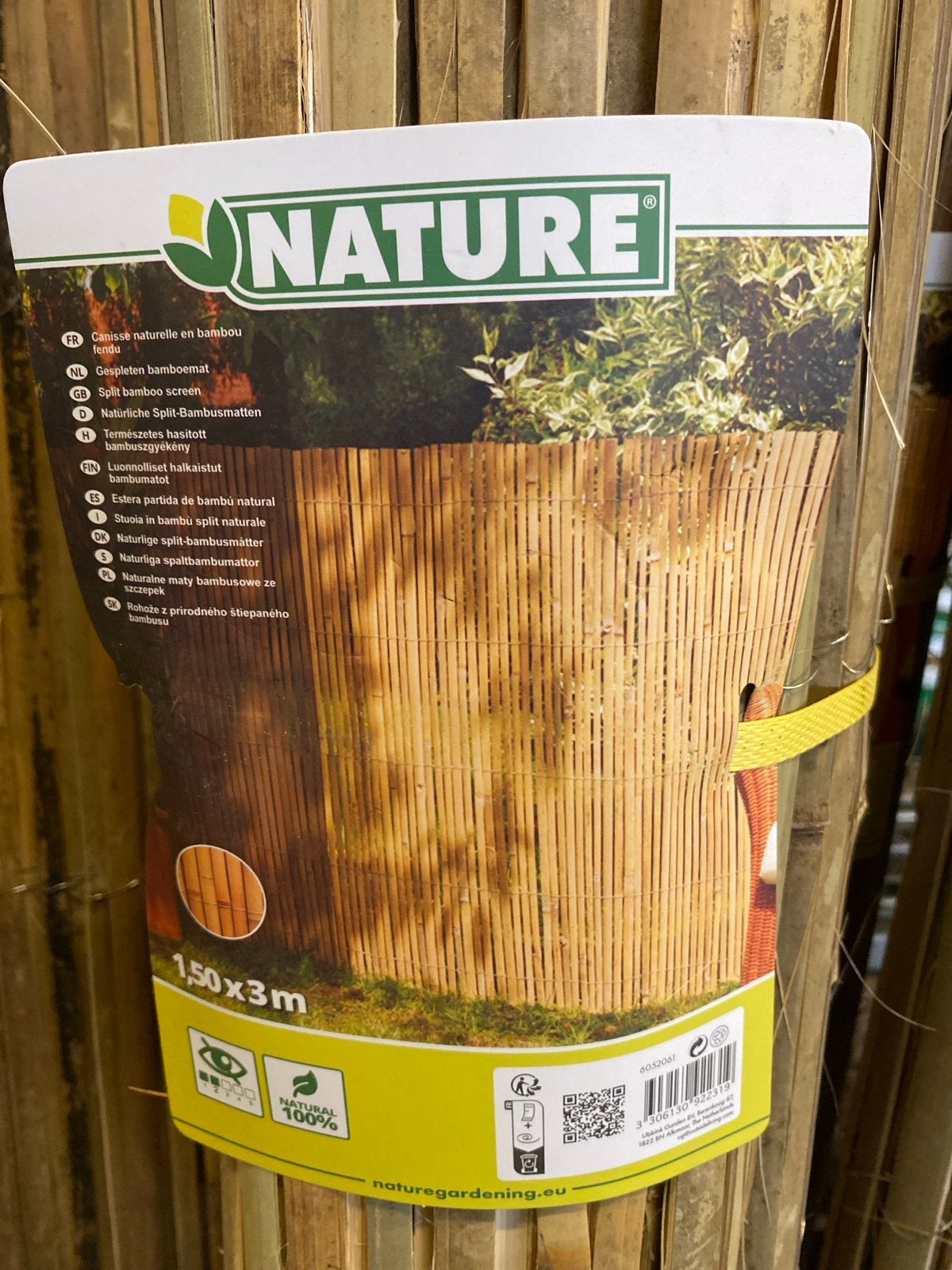 Gespleten bamboematten - Diverse hoogtes (3m lang), Tuin en Terras, Ophalen, Overige materialen, Nieuw, 2 meter of meer