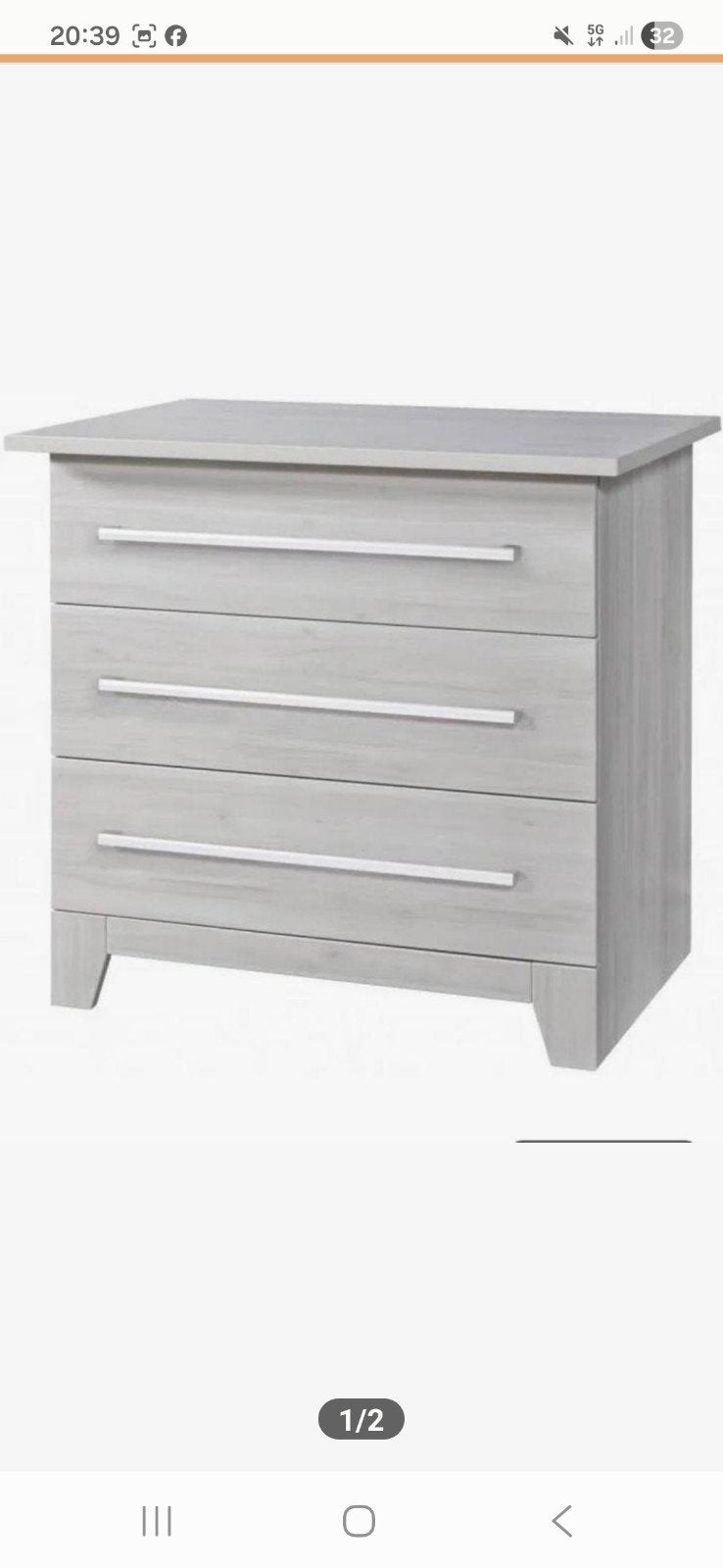 Commode Interbaby met bladvergroter, 50 tot 70 cm, Ophalen of Verzenden, 90 tot 105 cm, 100 cm of meer