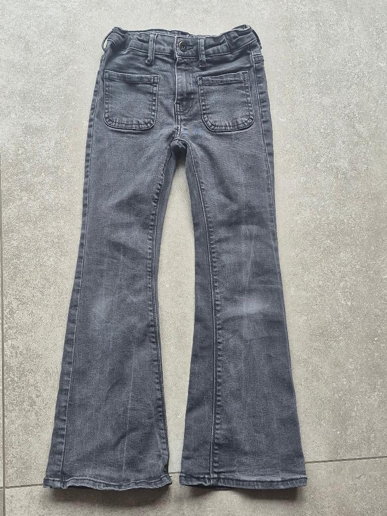 Donker grijze flair broek J&M 134, Broek, Gebruikt, J&m, Meisje