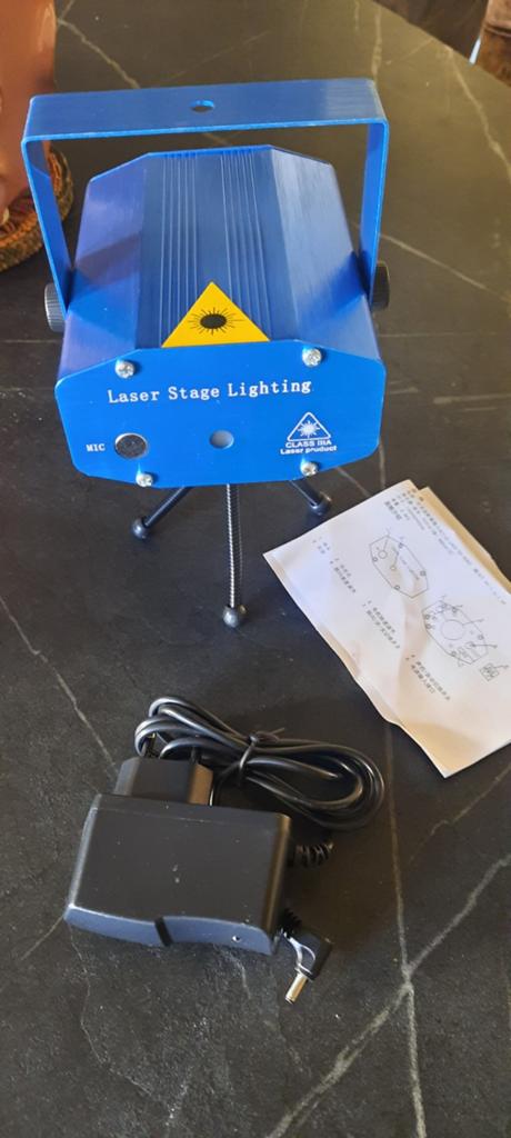 Holografische Laser Sterrenprojector - Feestverlichting, Ophalen, Zo goed als nieuw, Laser, Geluidgestuurd