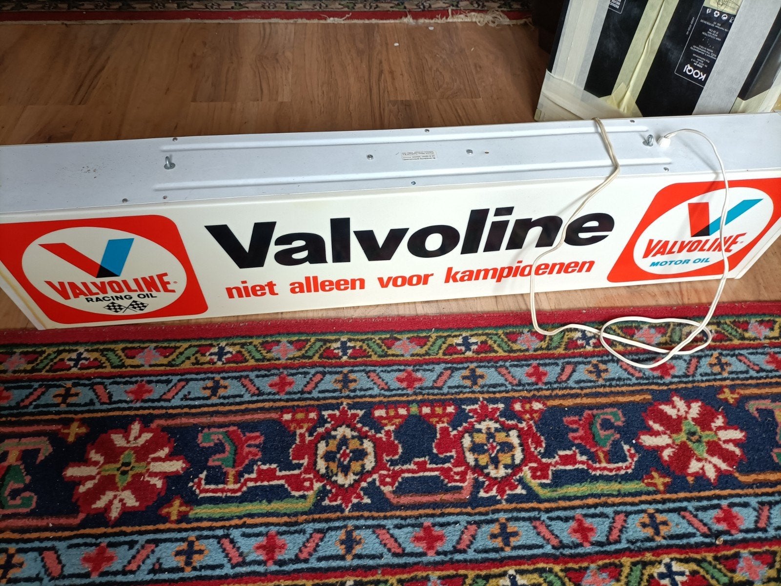 Valvoline lichtbak - werkt perfect & originele TL buis, Ophalen of Verzenden, Zo goed als nieuw, Lichtbak of (neon) lamp