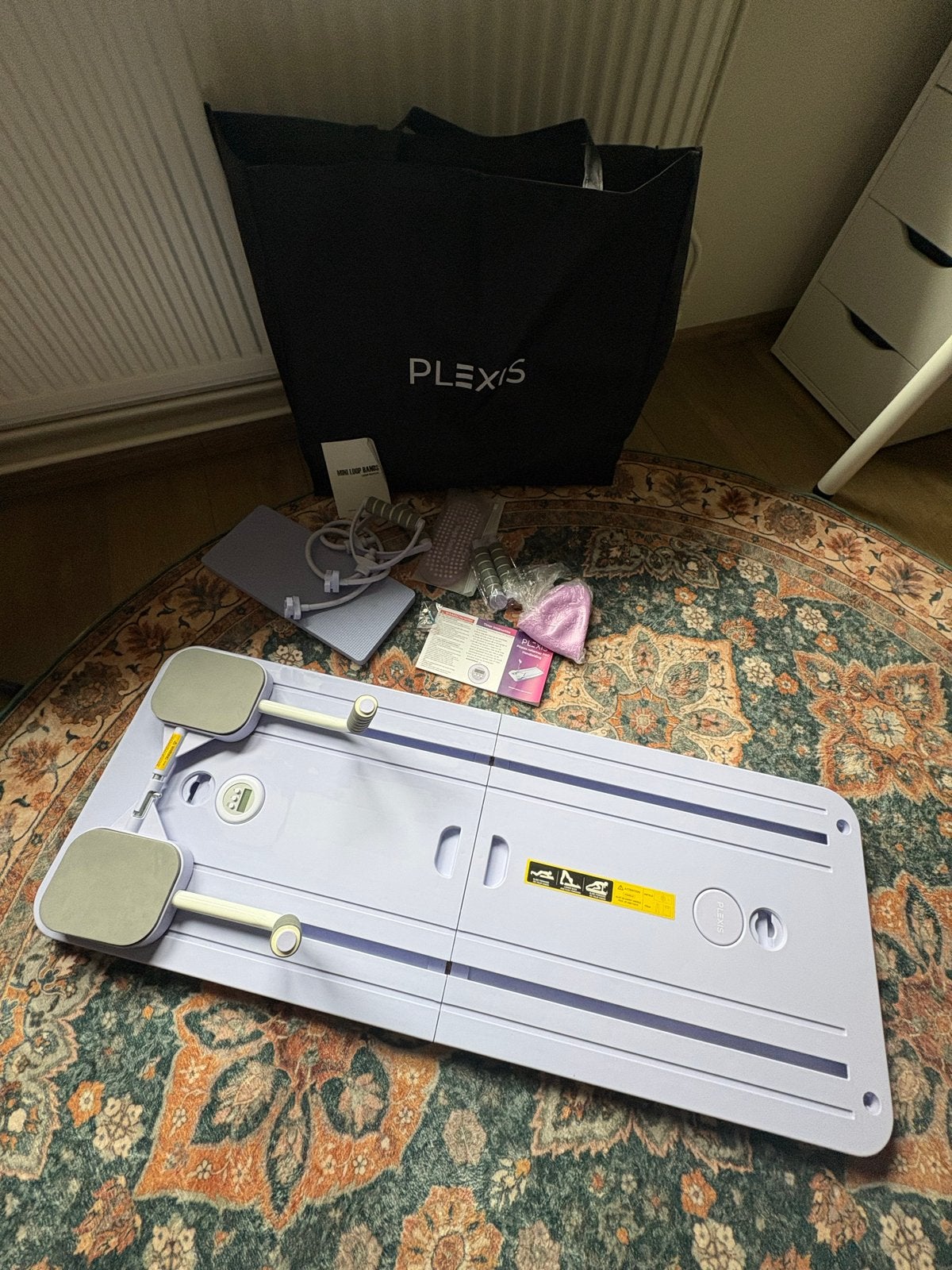 Plexis Reformer Pilates Board Inklapbaar met Accessoires, Ophalen of Verzenden, Zo goed als nieuw, Benen, Overige typen