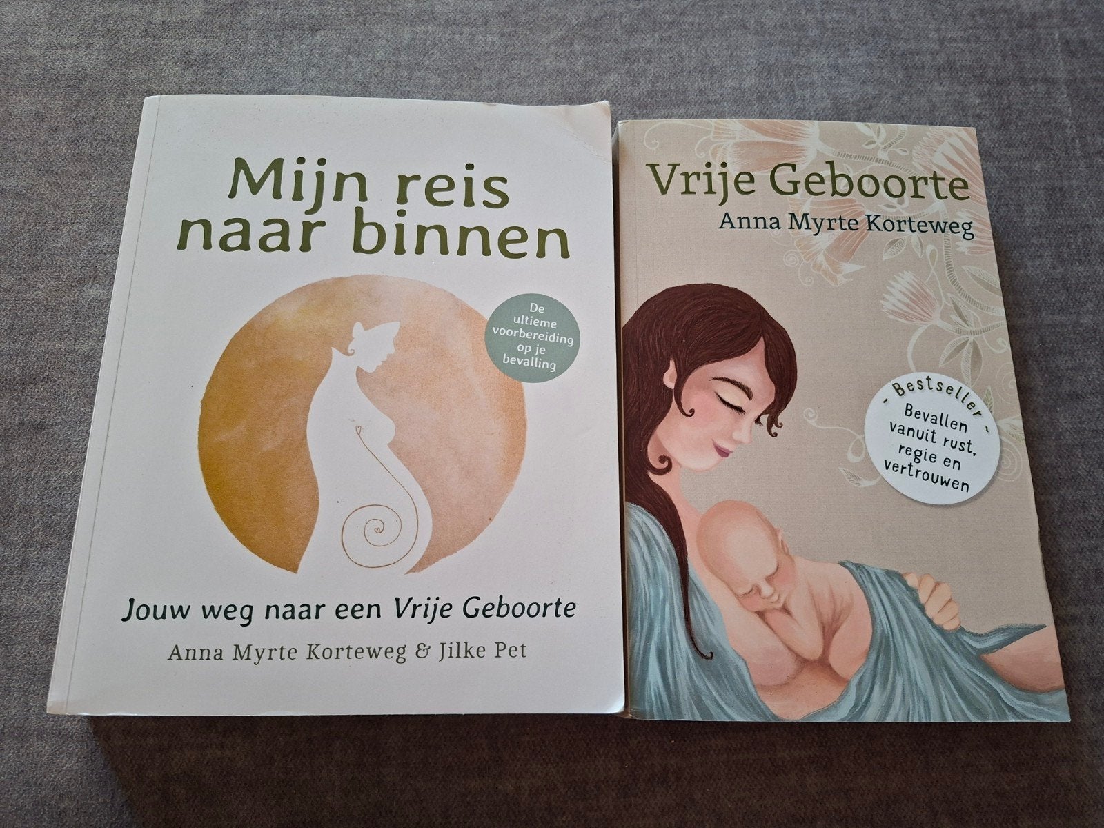 Anna Myrte Korteweg - Mijn reis naar binnen, Boeken, Ophalen of Verzenden, Zo goed als nieuw, Zwangerschap en Bevalling, Anna Myrte Korteweg; Jilke Pet