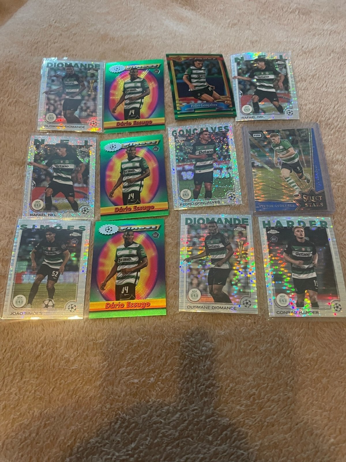 Sporting Lissabon Panini en Topps Voetbalkaarten Set, Ophalen of Verzenden, Zo goed als nieuw