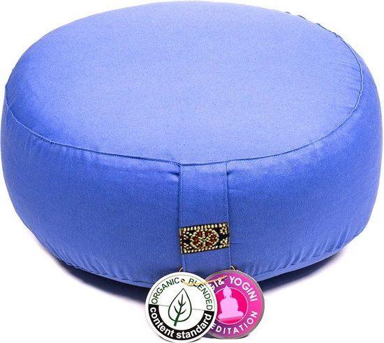 Yoga / meditatie kussens rond Blauw, Geel of Groen, Verzenden, Nieuw, Overige typen