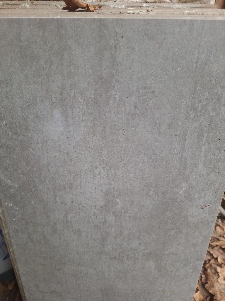 Badkamertegels 30x60 cm - Grijs Keramiek, Ophalen, 40 tot 60 cm, Nieuw, Minder dan 5 m²