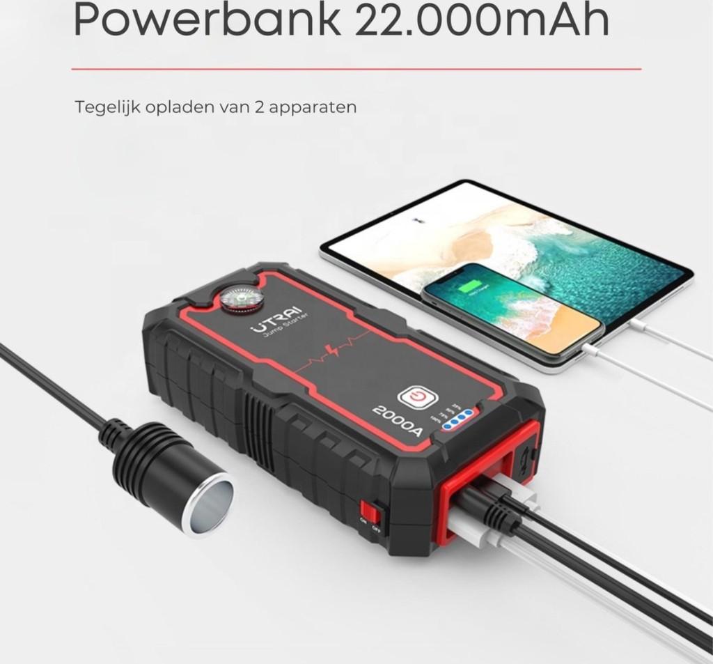 Utrai Jumpstarter voor Auto - Jstar One, Theodoor Colenbranderhof 9, 3059LC Rotterdam, Nederland, Info@currentcomponents.nl, Nieuw