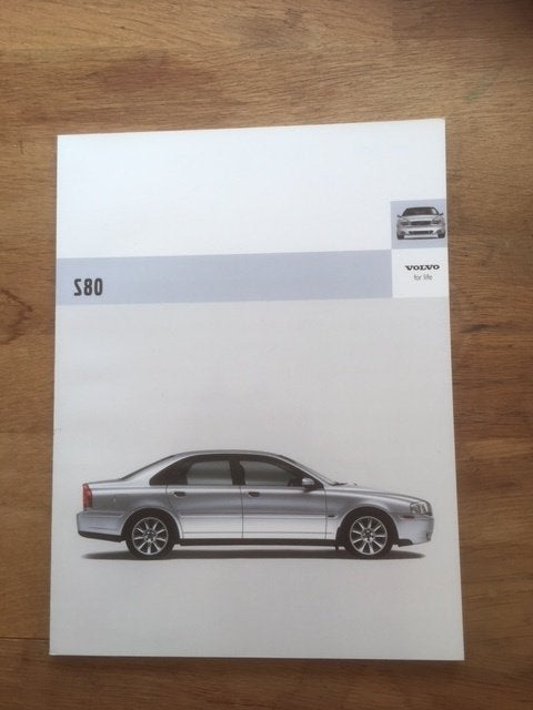 Volvo S80 brochure uit 2004 - NL, Gelezen, Volvo, Volvo Cars, Ophalen of Verzenden