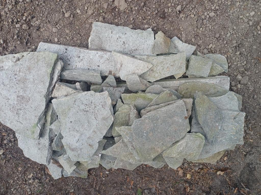 Kwartsiet flagstones, Ophalen, Gebruikt, Kwartsiet