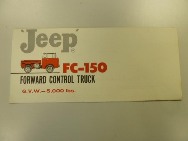 1960 Jeep FC-150 Forward Control Truck Brochure USA, Ophalen of Verzenden, Gelezen, Overige merken