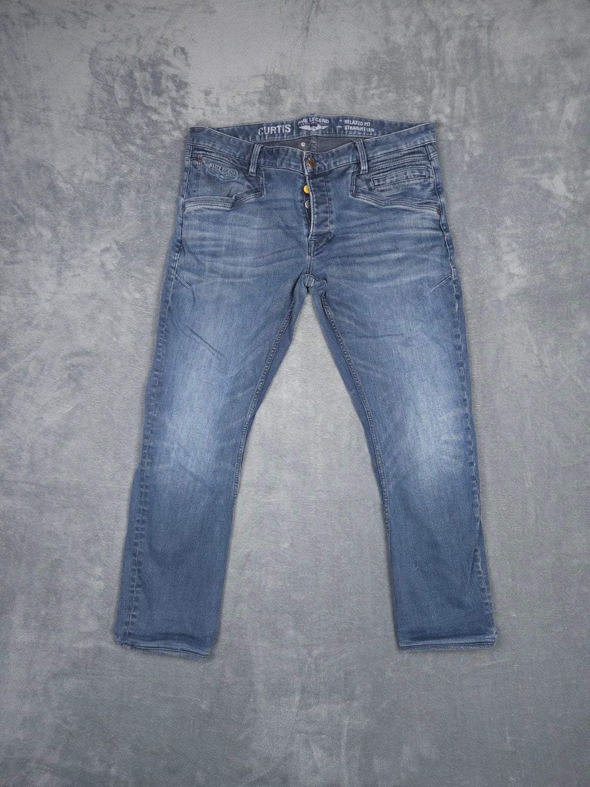 Pme Legend Broek Curtis Relaxed W38 L30 Blauw Jeans

Staat:, W36 - W38 (confectie 52/54), Blauw, ., Ophalen of Verzenden