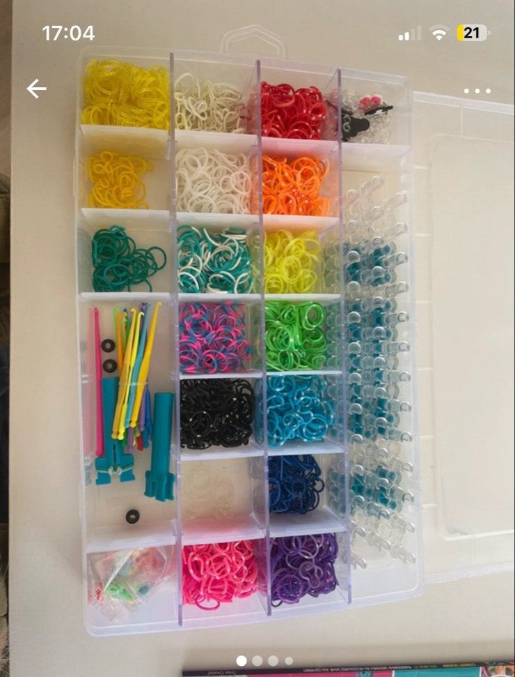 Volledige set loombands + instructieboekje, Gebruikt, Overige thema's, Meerkleurig, Ophalen of Verzenden