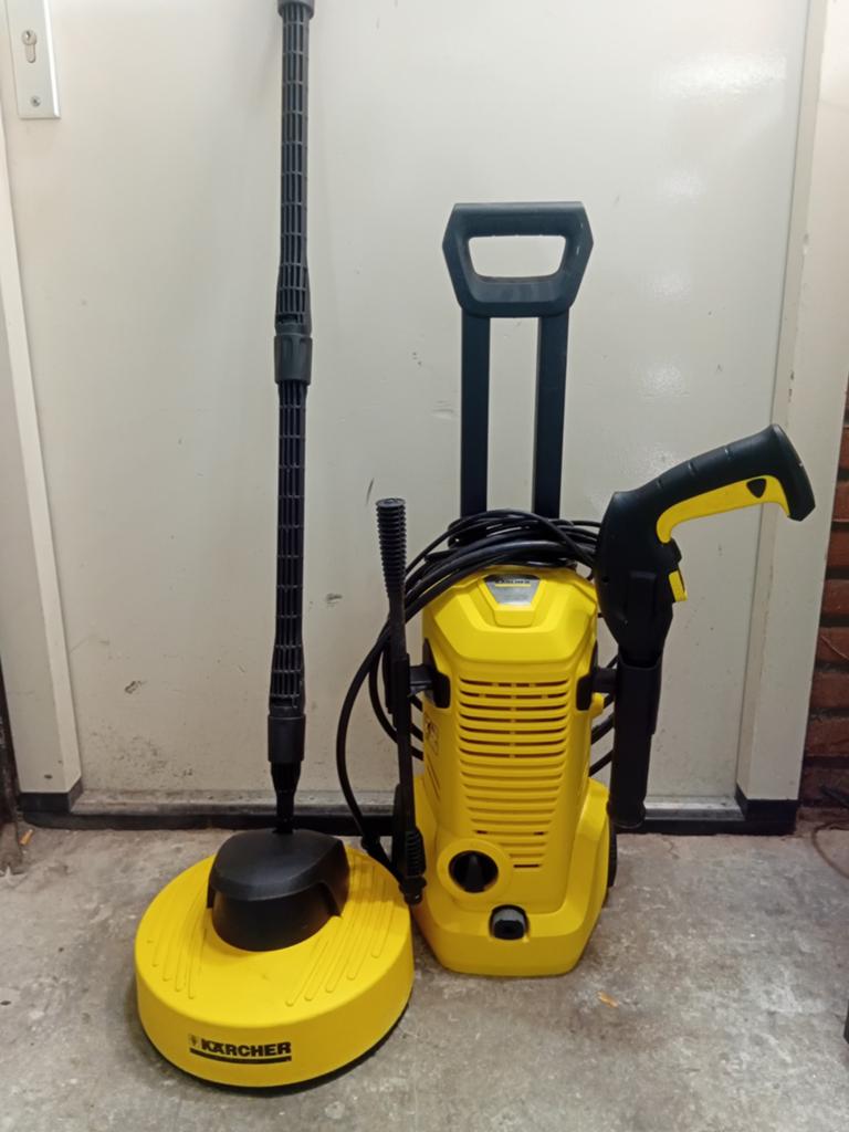 Karcher hogendrukreiniger+terasborstel, Ophalen of Verzenden