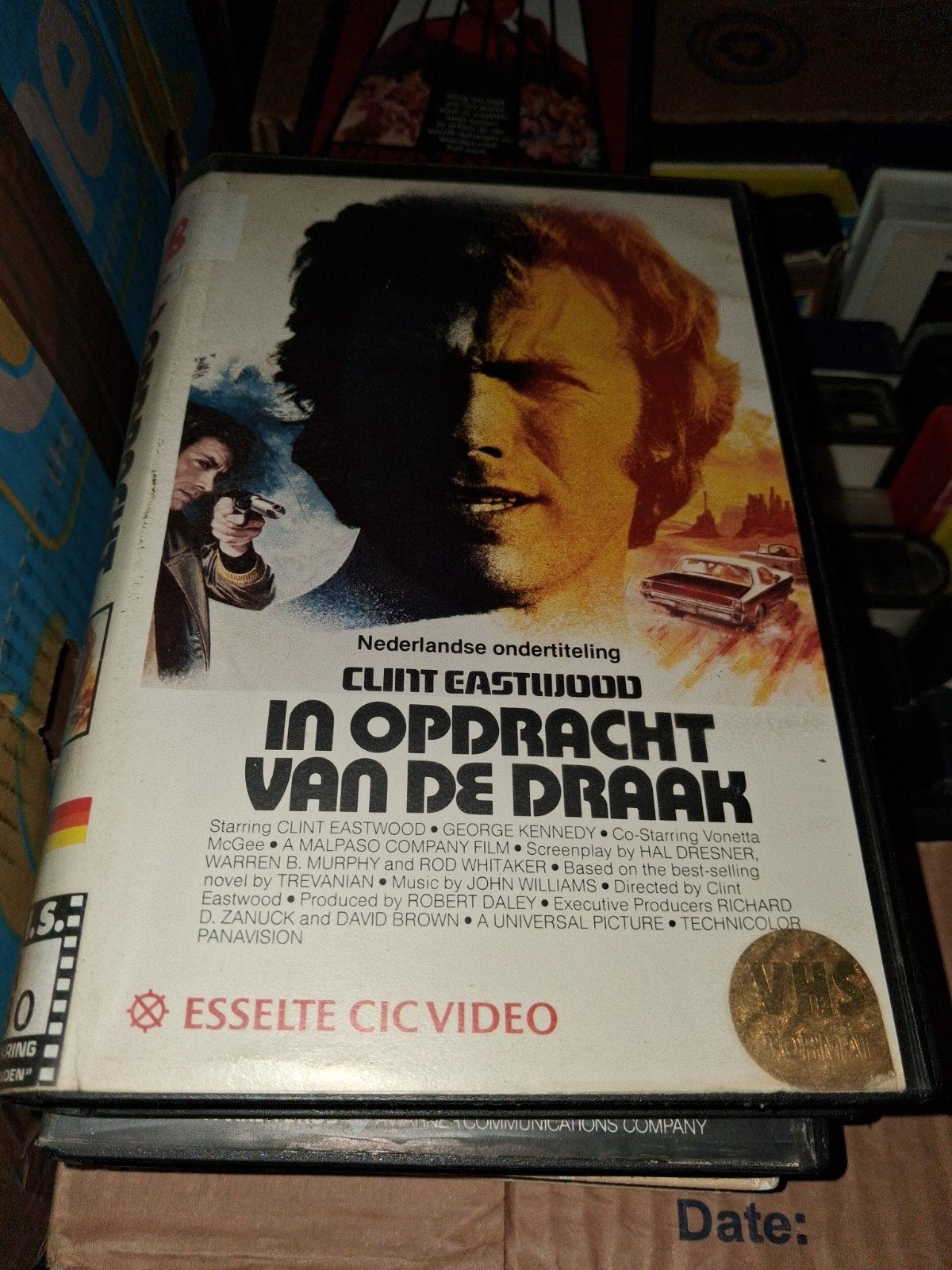 Vhs ex-rental  - The Eigher Sanction, Vanaf 16 jaar, Ophalen of Verzenden, Gebruikt, Horror