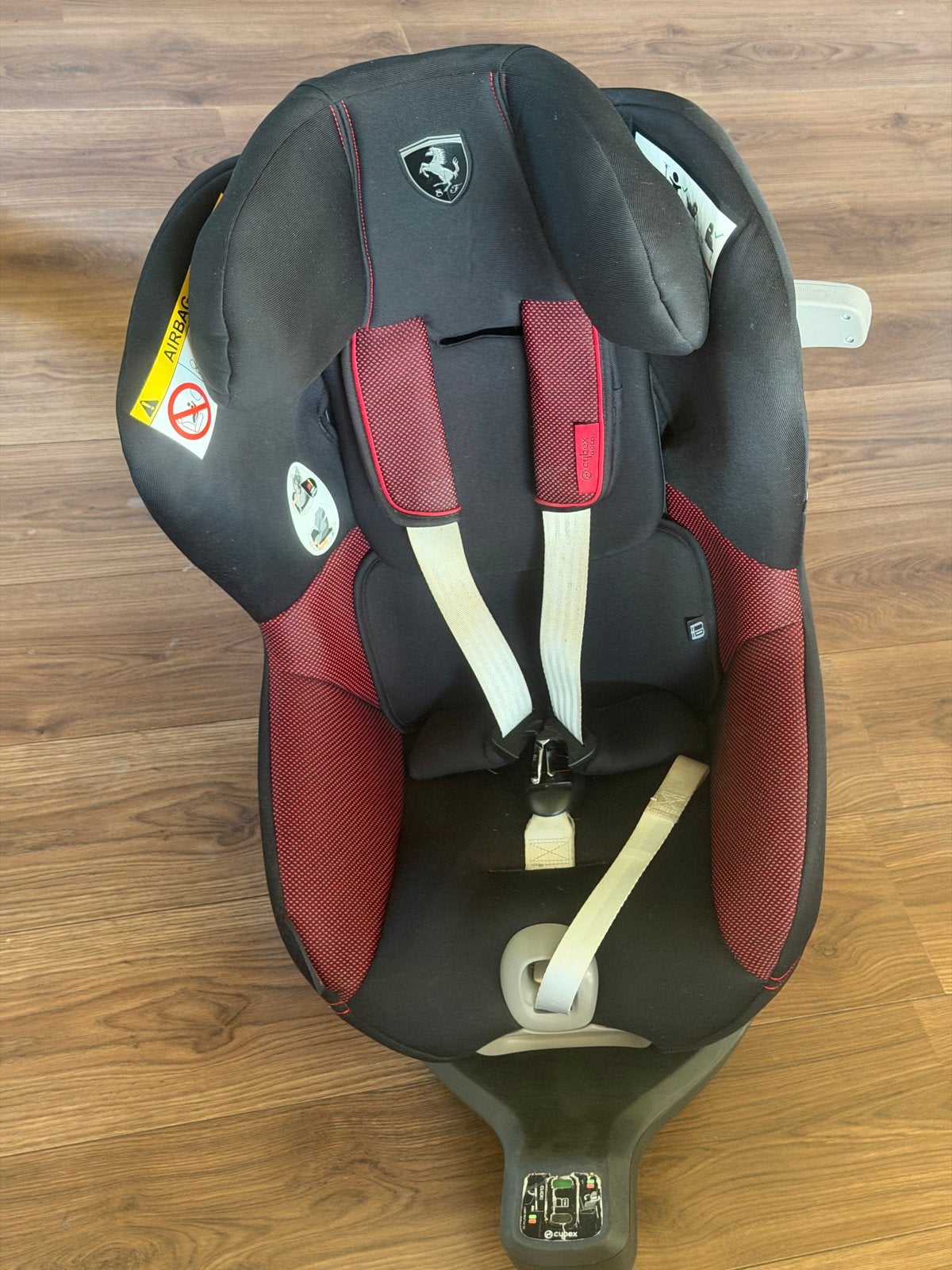 Cybex Sirona S i-Size Ferrari autostoel 0-18kg, Overige merken, Gebruikt, 0 t/m 18 kg, Verstelbare rugleuning