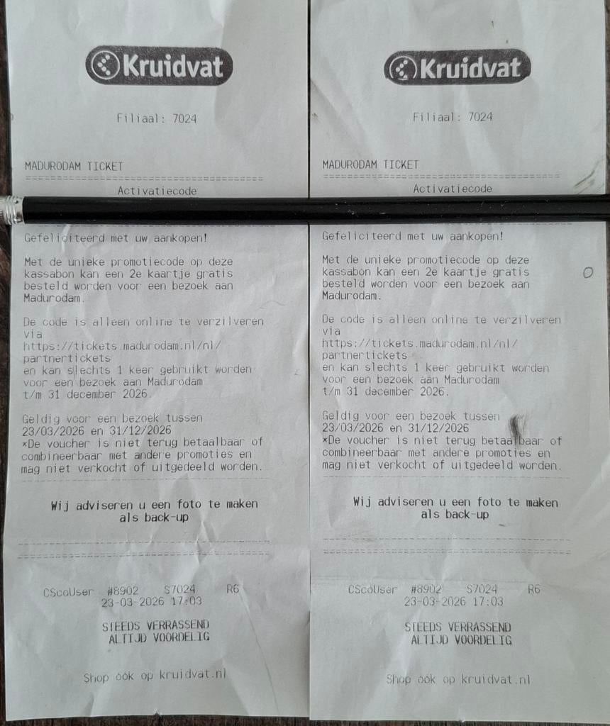 2x Madurodam 2e kaartje gratis, Tickets en Kaartjes, Drie personen of meer, Kortingsbon, Pretpark