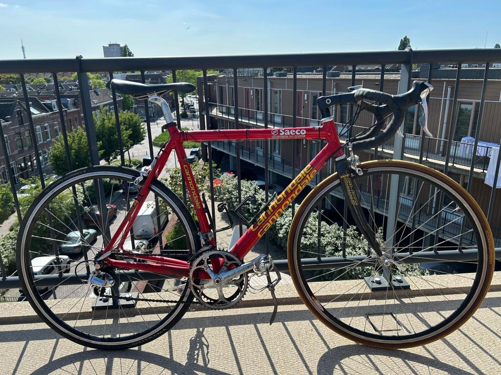 Cannondale CAAD Saeco – Dura-Ace 7700 – 56 cm, Fietsen en Brommers, Fietsen | Racefietsen, Minder dan 10 versnellingen, Gebruikt