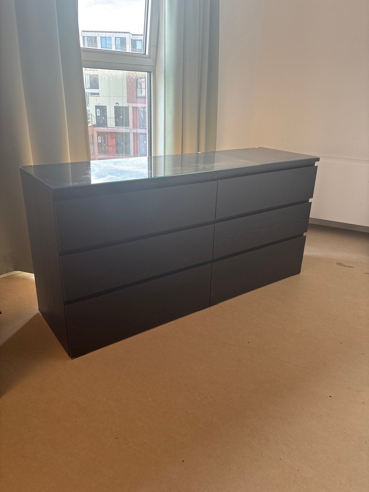 IKEA MALM ladekast - 6 lades, Huis en Inrichting, Kasten | Ladekasten, Gebruikt, 5 laden of meer, 150 tot 200 cm, Ophalen of Verzenden