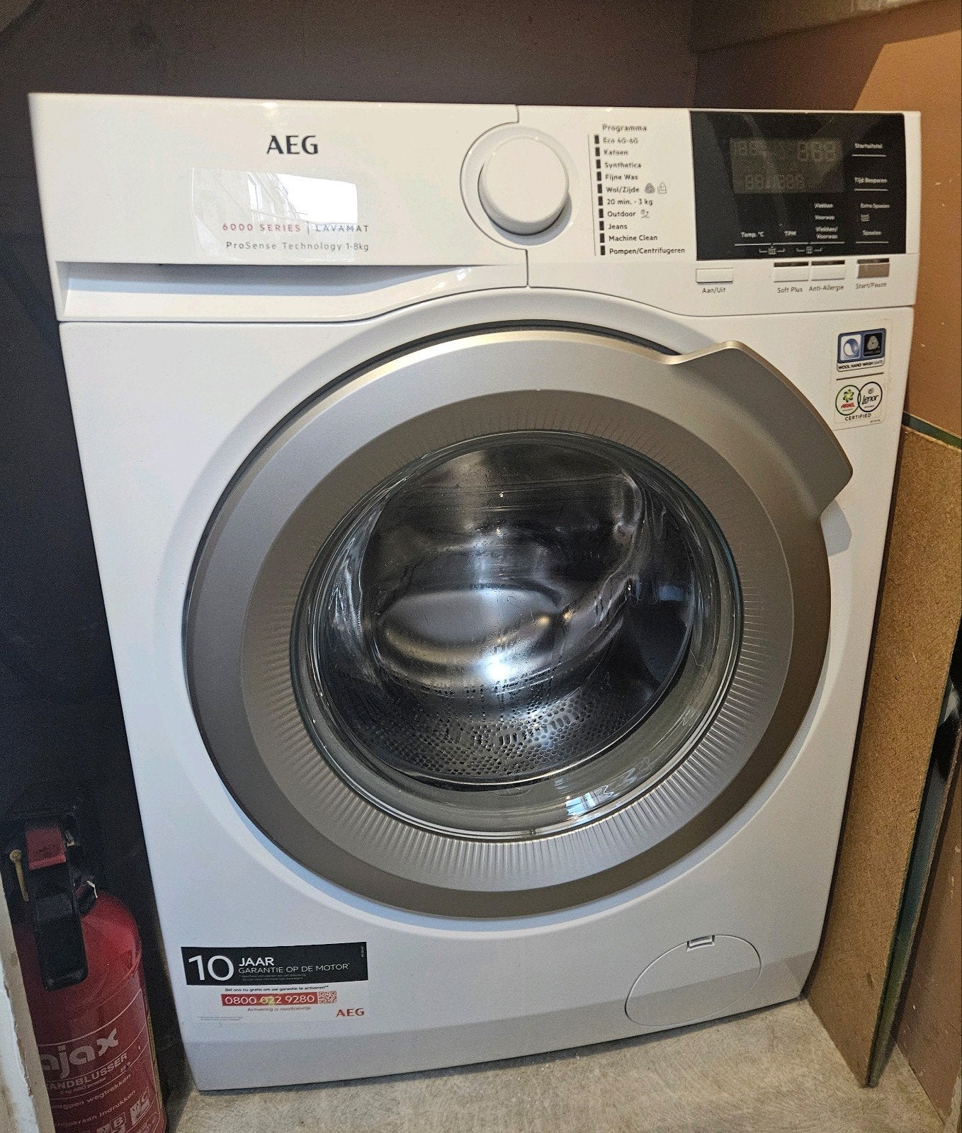 AEG 6000 Lavamat 8kg 1600 toeren wasmachine, Ophalen, Gebruikt, 8 tot 10 kg, 1600 toeren of meer