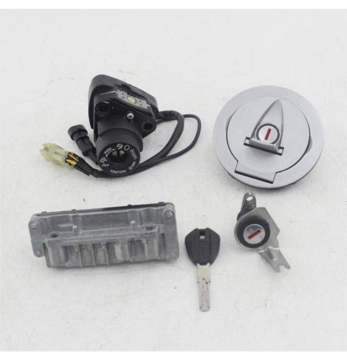Ducati 848 Streetfighter Lockset + ECU (2011–2016) 65240211A, Gebruikt, Ophalen of Verzenden, H, H