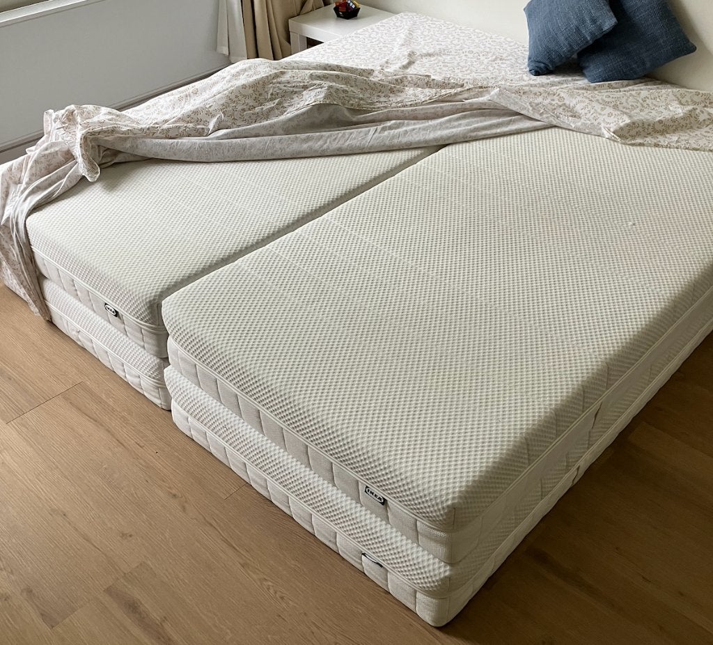 IKEA ÅKREHAMN Foammatras, stevig/wit, 90x200 cm Mattress, Ophalen, 90 cm, Eenpersoons, Zo goed als nieuw
