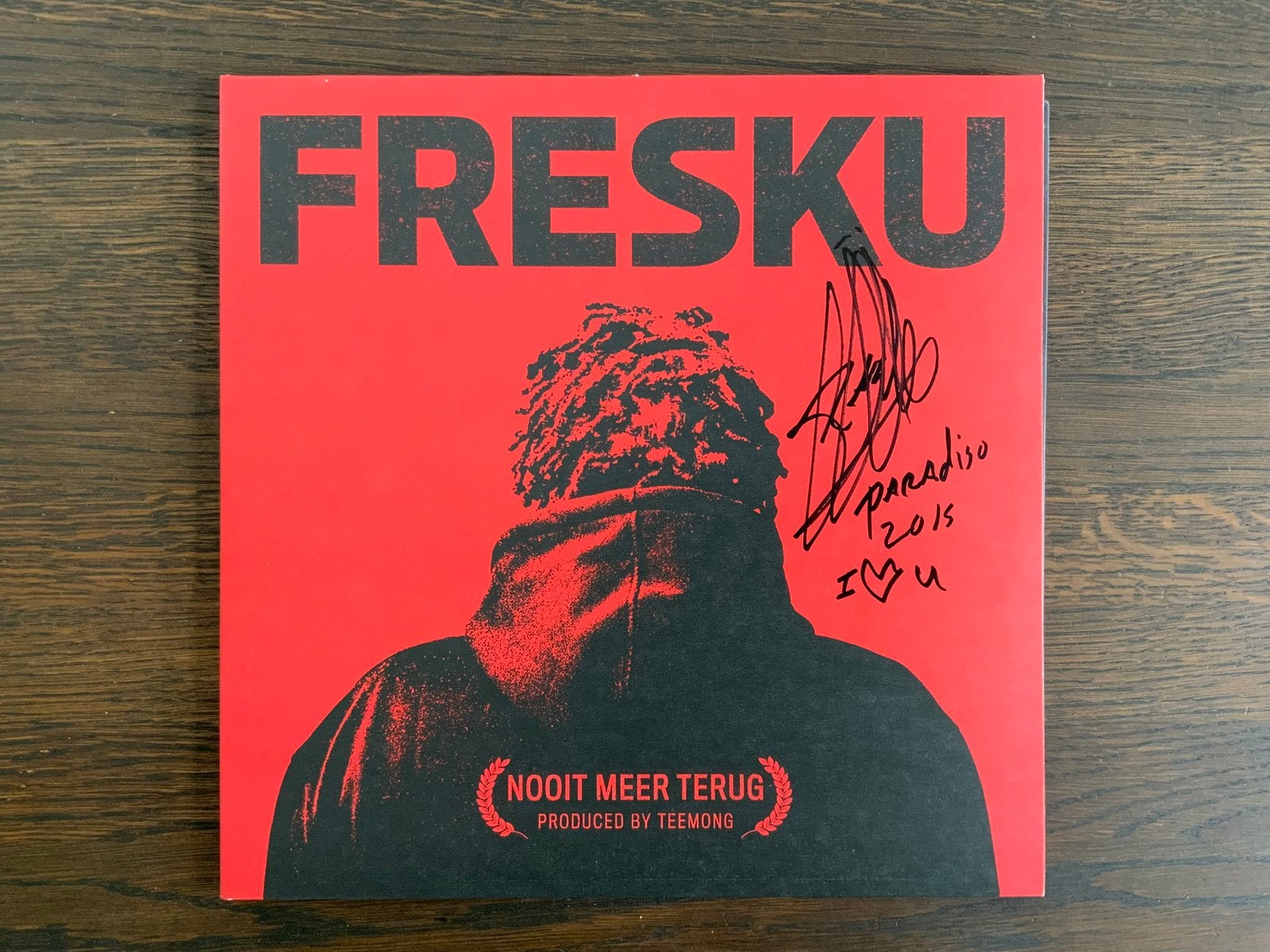 Fresku - Nooit meer terug (vinyl, OG, gesigneerd), Gesigneerd, Ophalen of Verzenden, Zo goed als nieuw