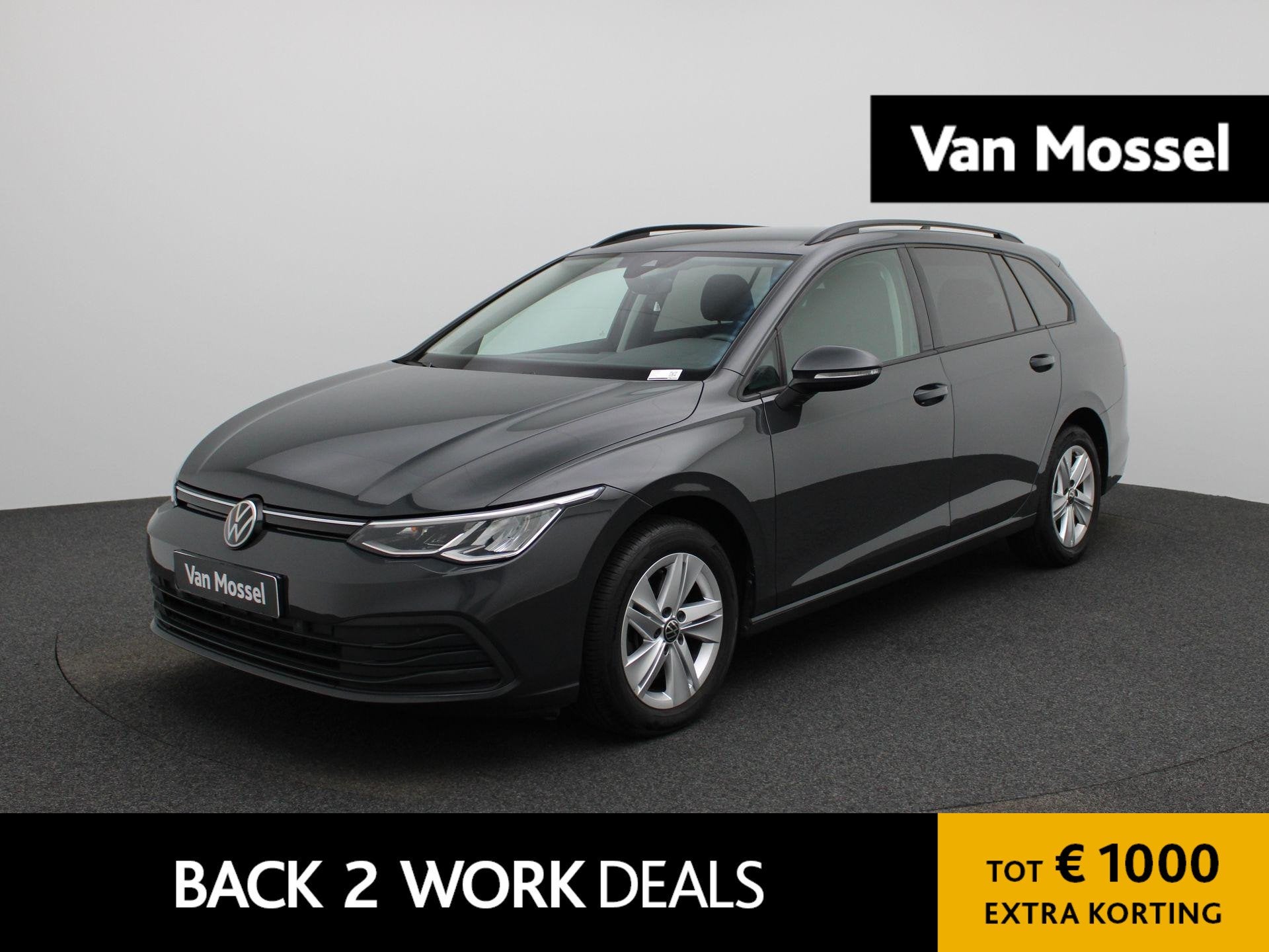 Volkswagen Golf 2.0 TDI SCR DSG Life Variant AUTOMAAT | ADAP, Auto's, 12 maanden, Stof, Zwart, Diesel