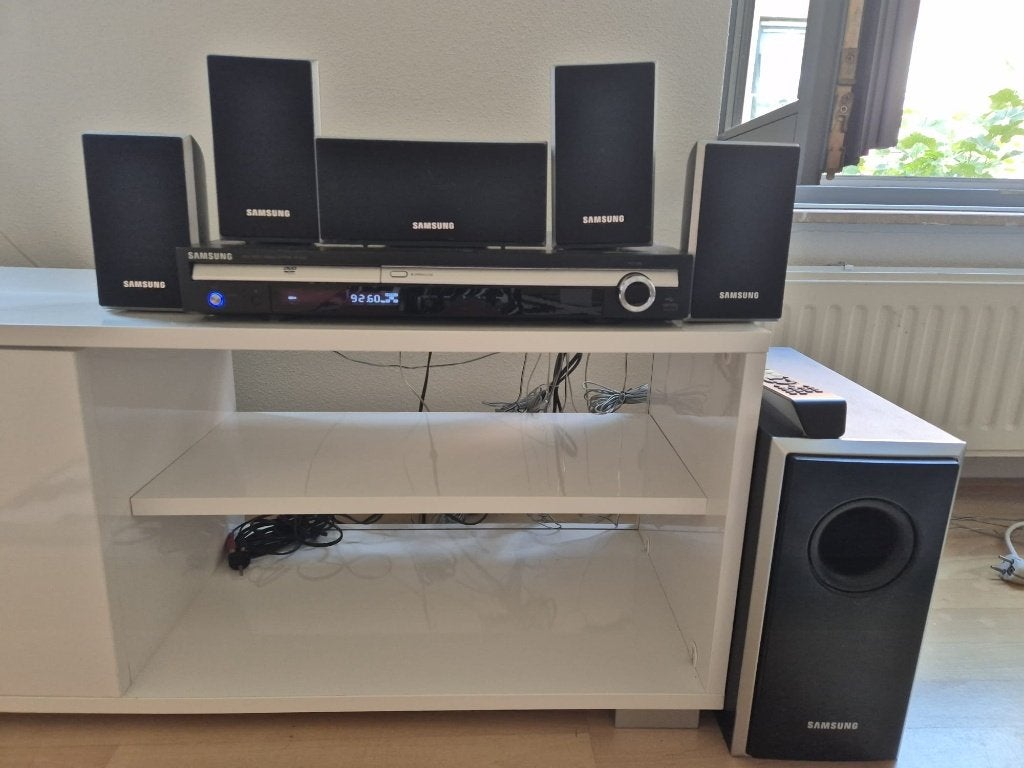 Samsung Dolby Surround Home Cinema 5.1. set, Ophalen, Gebruikt, Tuner of Radio, Overige merken