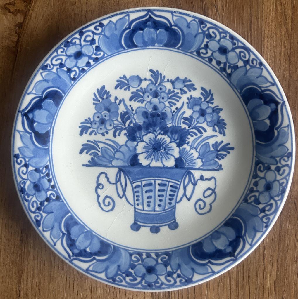 bord vd Porceleyne Fles uit 1974, Ophalen of Verzenden