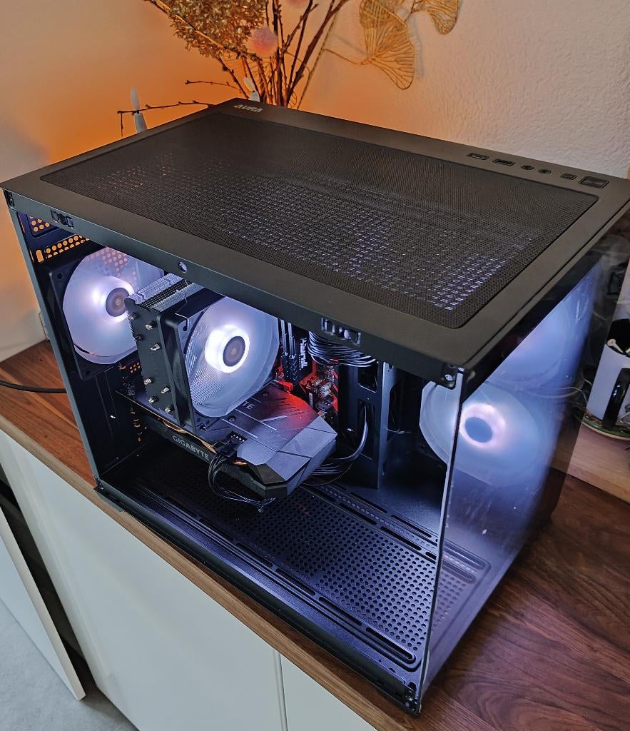 RGB Gaming PC Ryzen 5-2600X RTX2060, Ophalen, Gaming, HDD, Met videokaart