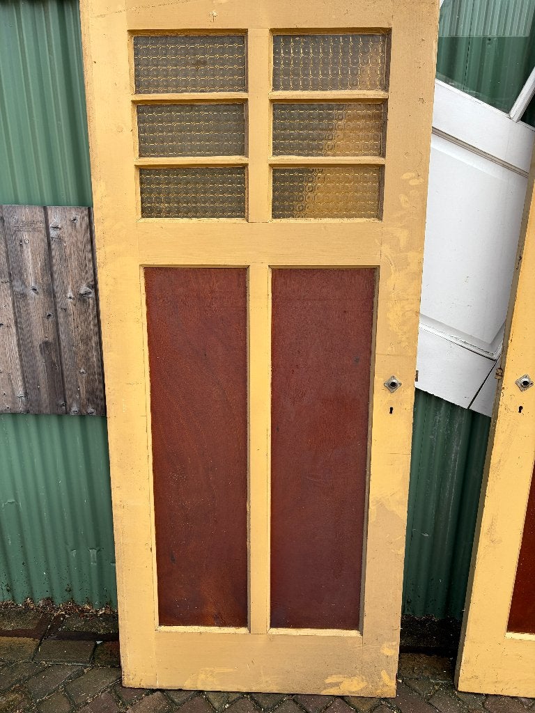 Oude deuren antiek binnen deur ( 020 ), Ophalen, Gebruikt, 80 tot 100 cm, Binnendeur