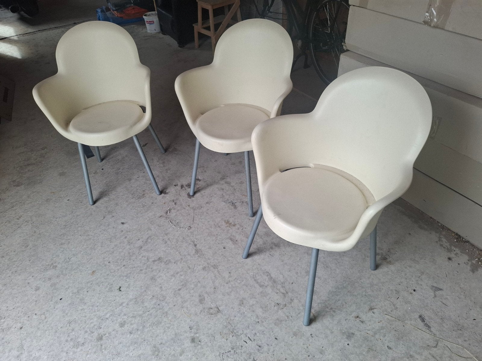 Gogo Sintesi Italia Design Stoelen - Vintage, Gebruikt, Overige kleuren, Drie, Italiaans Design, Vintage