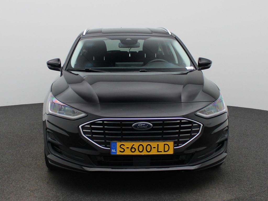 Ford Focus Wagon 1.0 EcoBoost Hybrid Titanium X | Cruise Con, Auto's, 12 maanden, Gebruikt, Euro 6, Zwart
