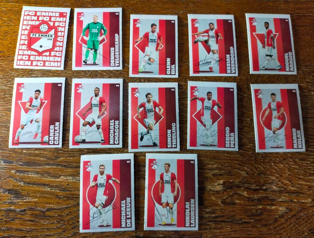FC Emmen stickers, Verzamelen, Sportartikelen en Voetbal, Ophalen of Verzenden