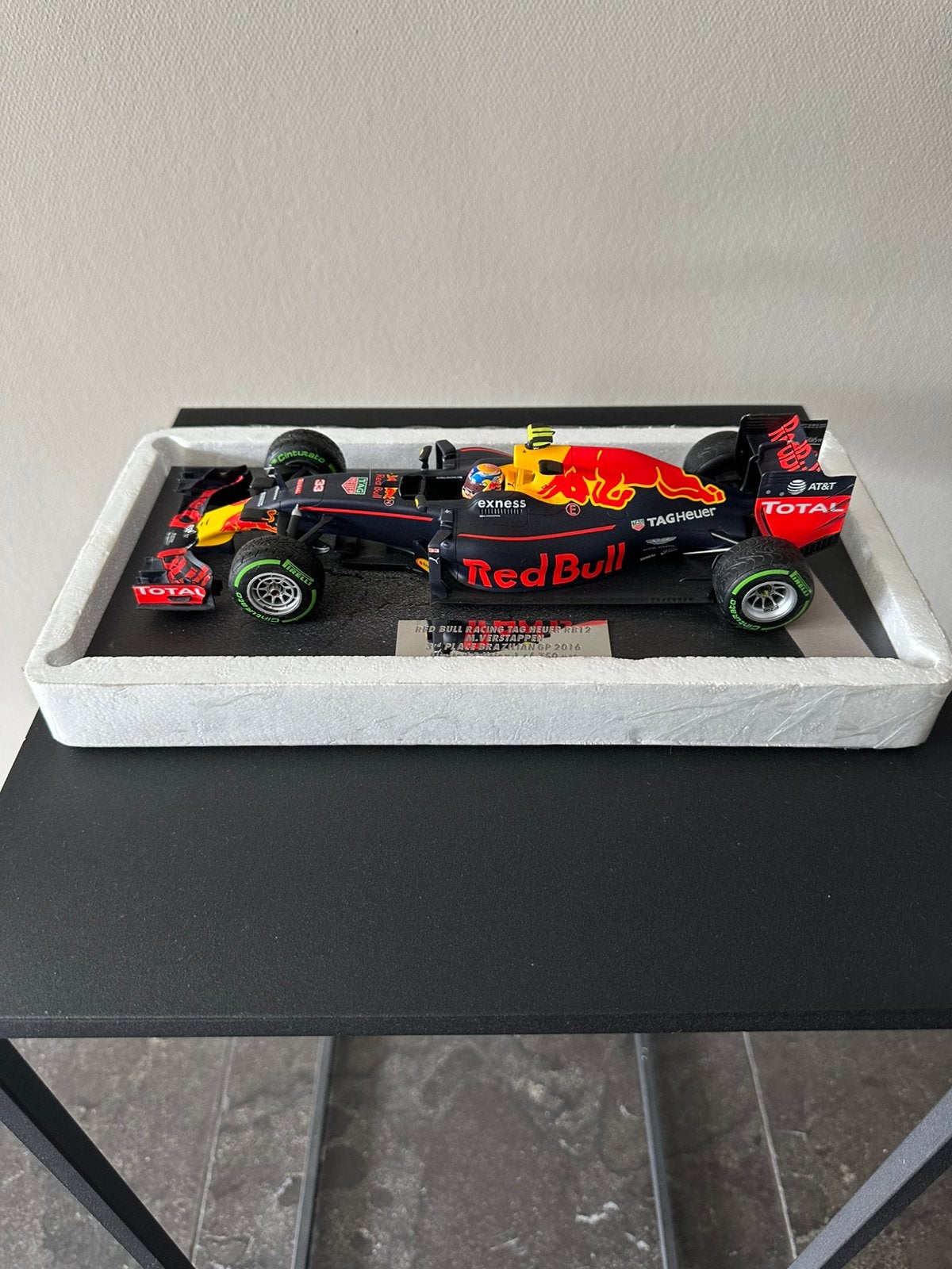 Max Verstappen Brazilië 2016 1:18, Ophalen of Verzenden, Zo goed als nieuw, Formule 1
