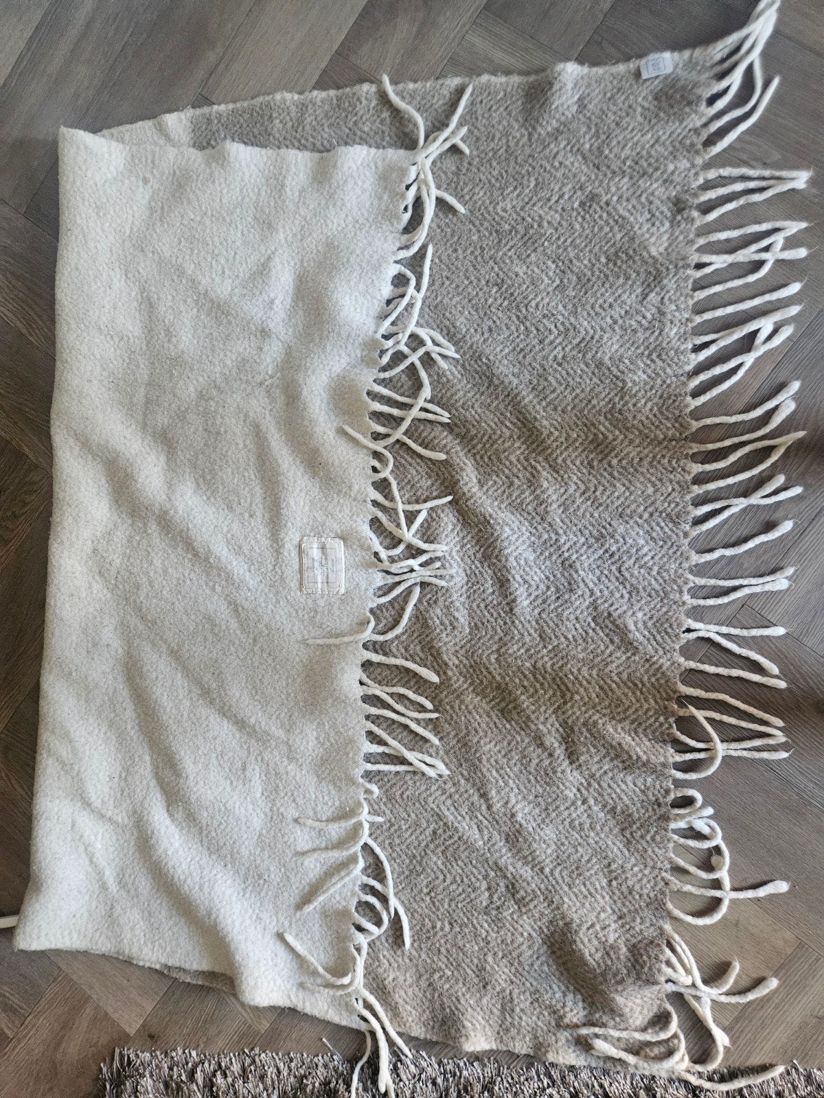 Riviera maison plaid. Heerlijke dik stof., Ophalen of Verzenden, Zo goed als nieuw