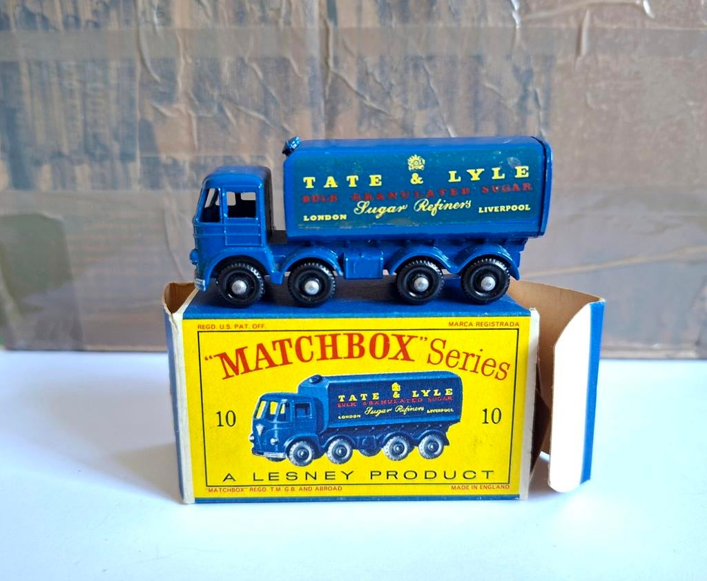 Matchbox 10 sugar container truck bpw, Hobby en Vrije tijd, Modelauto's | 1:43, Ophalen of Verzenden, Zo goed als nieuw, Bus of Vrachtwagen
