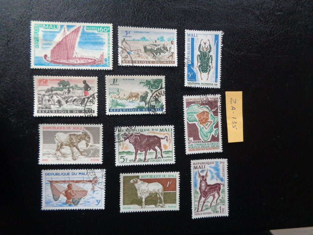 mali - diverse (za-135), Ophalen of Verzenden, Overige landen, Gestempeld