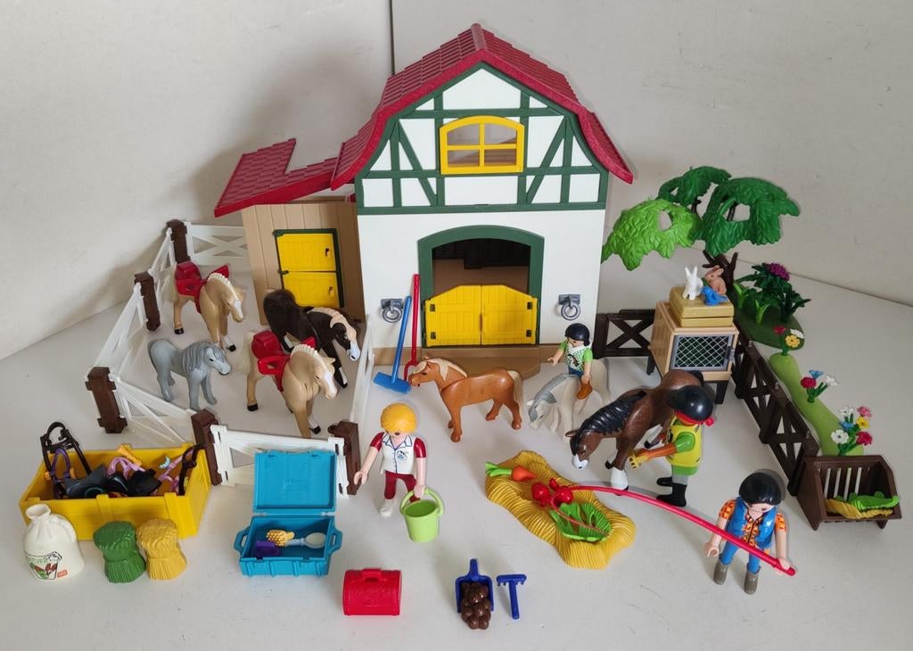 ☀️🌈✨Playmobil paardenstal, Ophalen of Verzenden
