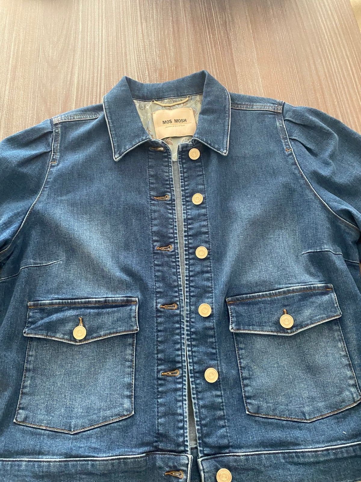Jeansjasje Mos Mosh, Blauw, Maat 46/48 (XL) of groter, Ophalen of Verzenden, Zo goed als nieuw