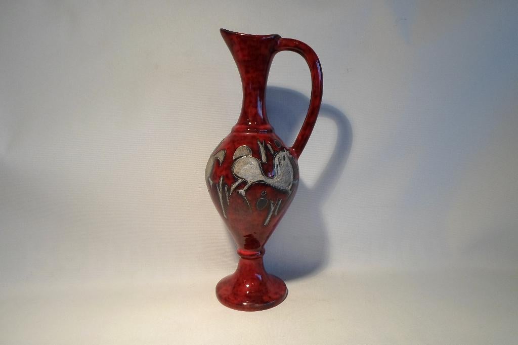 Marcello Fantoni Sgraffito Raymor Italy Vaas, Antiek en Kunst, Ophalen of Verzenden