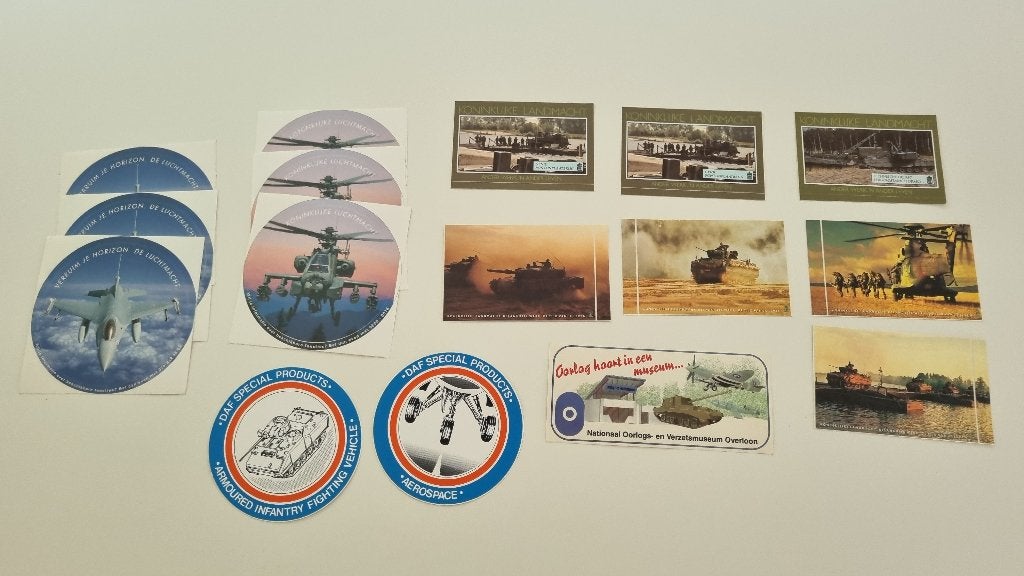 Stickers landmacht - luchtmacht (16), Ophalen of Verzenden, Nieuw