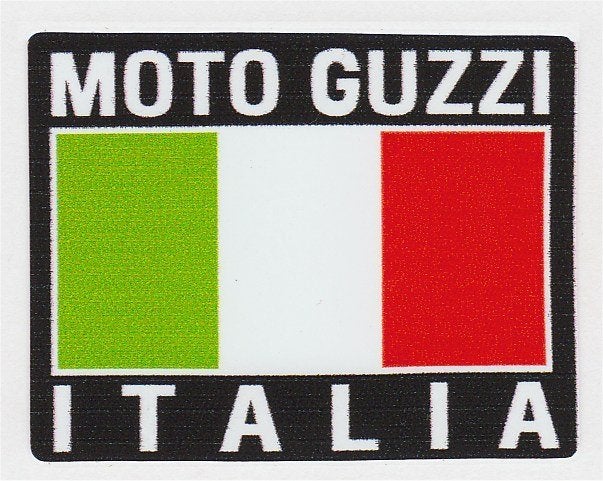 Moto Guzzi Italia sticker #3, Verzenden