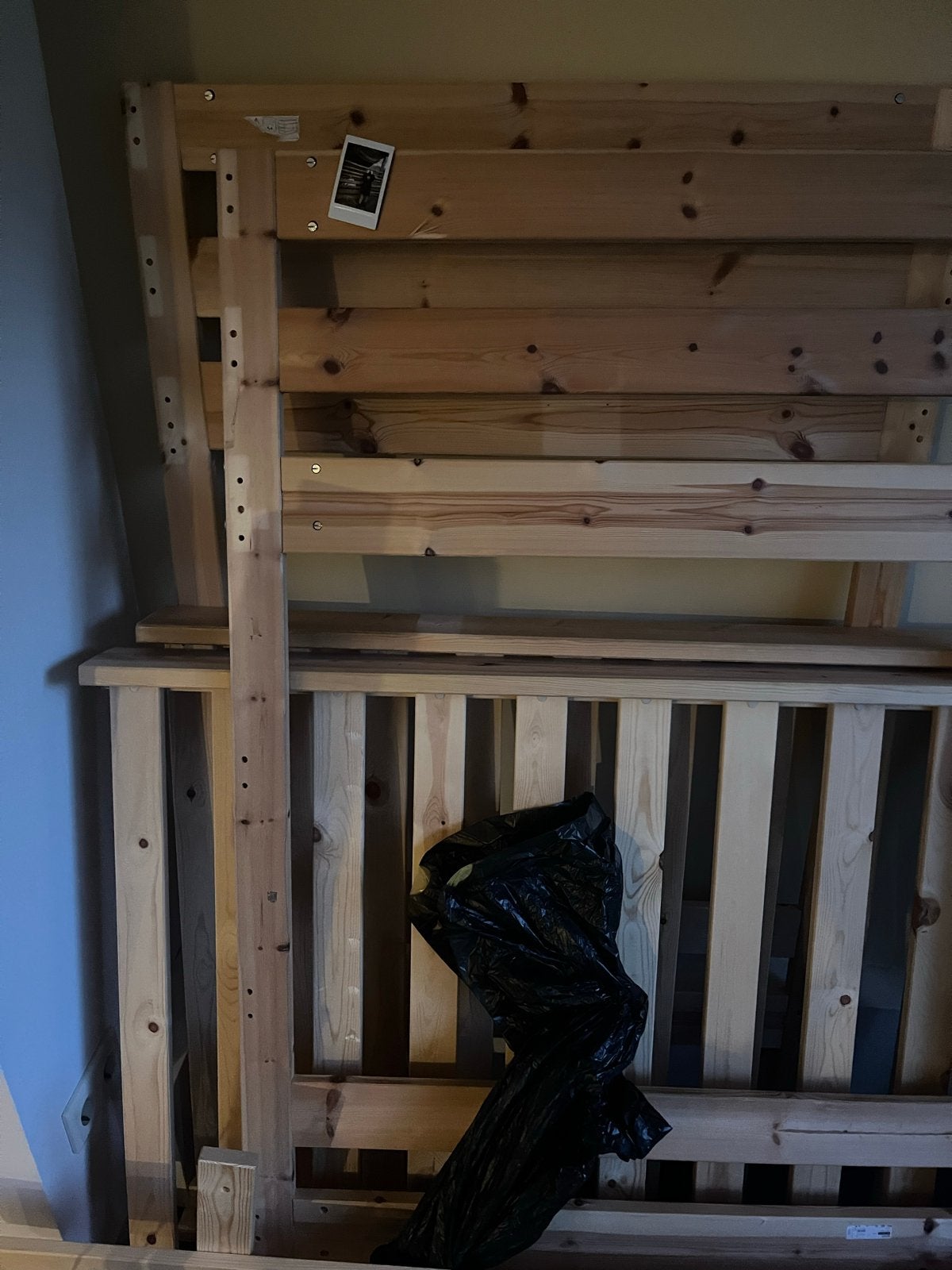 IKEA MYDAL Stapelbed, grenen, 90x200 cm, Gebruikt, 90 cm, Tweepersoons, Ophalen of Verzenden