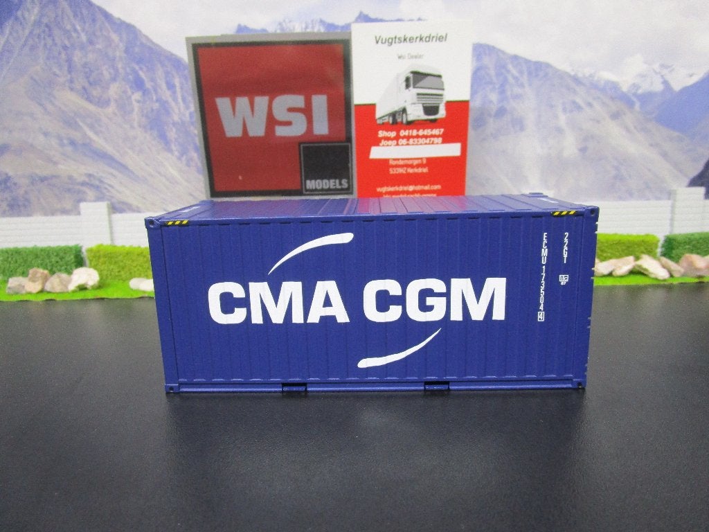 wsi premium line 04-2083 cma cgm 20ft container, Ophalen, Nieuw, Bus of Vrachtwagen, Wsi