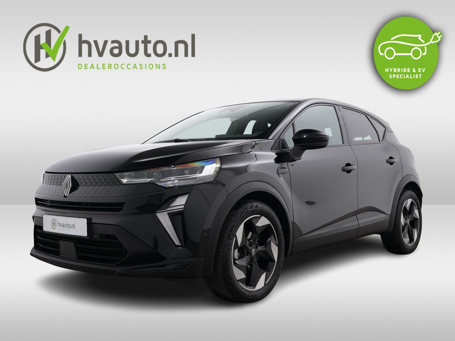 Renault Captur 1.8 FULL HYBRID 160PK TECHNO | Navi | Cruise, Stof, 4 cilinders, 160 pk, Zwart