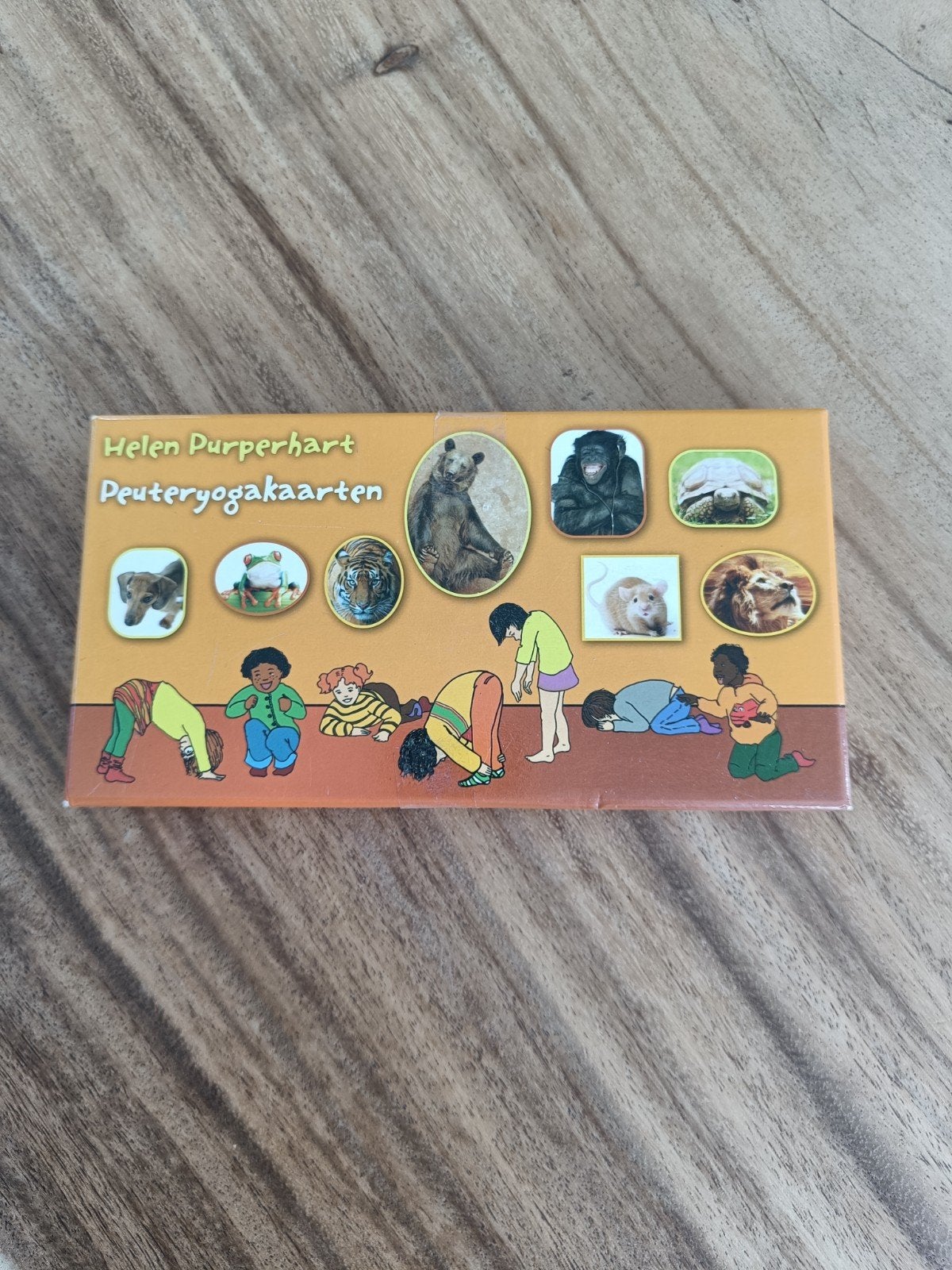 Helen Purperhart Peuter Yogakaarten - Ontdekken & Bewegen, Ophalen of Verzenden, Zo goed als nieuw, Ontdekken
