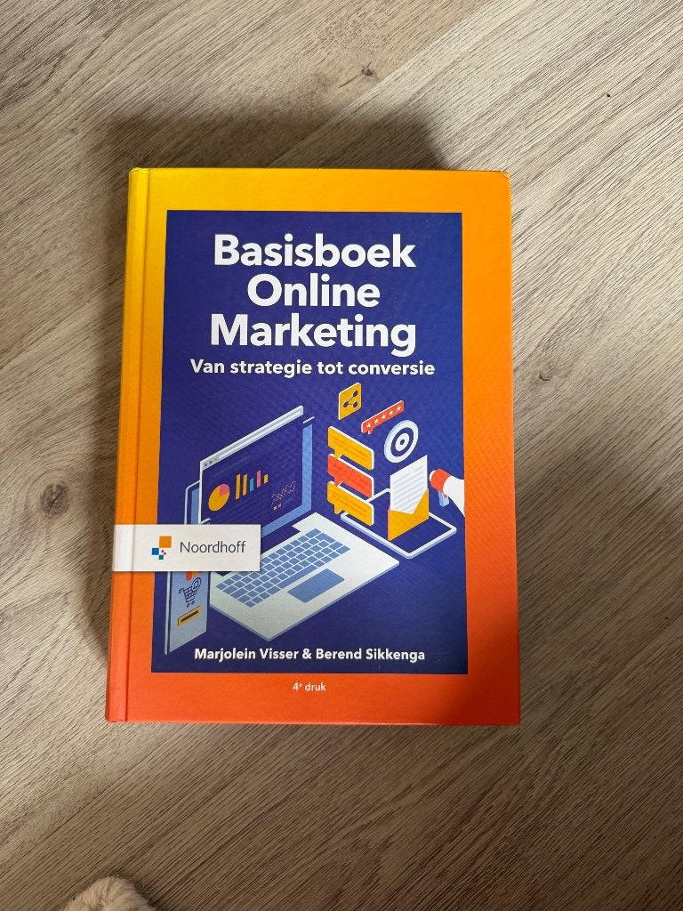 Basisboek Online Marketing, Zo goed als nieuw, Noordhoff Uitgevers, Alpha, HBO