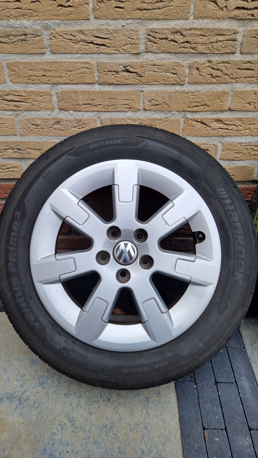 VW polo 4 bandenset originele velg, Auto-onderdelen, Ophalen, 15 inch, 185 mm, Zomerbanden